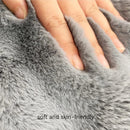 Axyaa Bubble Velvet Faux Rabbit Fur Carpet - Soft & Fluffy Pet Mat for Modern Living Room