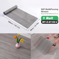 Axyaa Wood Grain Peel and Stick Flooring Tiles, Removable Sticker, 118'' X 15.7''