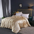 Mulberry Silk King Duvet Cover by Axyaa: Luxuriously Smooth & Soft Comforter Cover