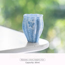 Axyaa Butterfly Love Flower Master Tea Cup - Hand-painted Kung Fu Tea Personal Cup