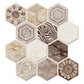 Axyaa Boho Peel and Stick Wall Panel for Kitchen Bathroom Living Room