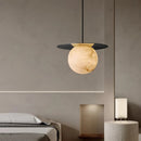 Axyaa Marble Ball Pendant Light: Nordic Modern LED Bedside Lamp & Corridor Fixture