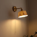 Axyaa Ceramic Copper LED Wall Sconce for Modern Living Room Bedroom Bar Mirror Light