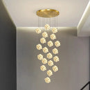 Axyaa Nordic Chandeliers Dining Room Pendant Lights Ceiling Fixture Indoor Lighting