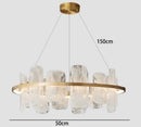 Axyaa Nordic Chandeliers for Dining Room, Lustre Pendant Lights, Indoor Ceiling Hanging Lamps