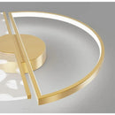 Axyaa Feather Art Acrylic LED Ceiling Light Fixture for Modern Bedroom