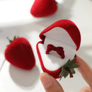 Axyaa Strawberry Jewelry Display Box: Cute Fashion Ring Storage Case for Wedding & Engagement