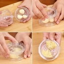 Axya Garlic Crusher Chopper: Multifunctional Manual Press Roll for Kitchen Gadgets