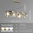 Axyaa Luxury Crystal Chandelier for Modern Living Spaces
