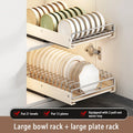 Axyaa Stainless Steel Dish Rack Cabinet Organizer Under Sink Basket