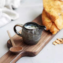 Axyaa Ceramic Milk Cup with Handle & Spout - 80ml European Coffee Pitcher