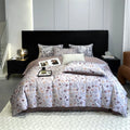 Axyaa 800TC Egyptian Cotton Bedding Set, Vintage Oil Print Style, Luxury Sheets