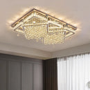 Axyaa Luxury Crystal Ceiling Light with Remote Control