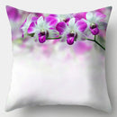 Axyaa Spring Flowers Landscape Cushion Cover 45x45cm - Decorative Pillow Case for Sofa and Bed