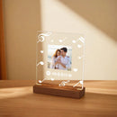 Custom Portrait Acrylic Lamp with Song & Photo for Axyaa Couples Gift