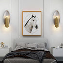 Axyaa Nordic Light Luxury Hotel Bedhead Wall Light for Living Room Background Wall