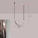 Axyaa Designer Shaped Belt Pendant Light for Modern Living Room and Restaurant