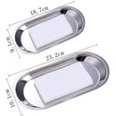 Axya Stainless Steel Towel Tray Dessert Plate Dish Snack Holder Tray