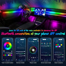 Axyaa Car Ambient RGB LED Interior Symphony Atmosphere Lamp - 64 Colors