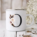 Enamel Creative Coffee Cups Vintage Design by Axyaa