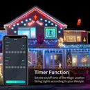 Axyaa Dreamcolor Bluetooth LED String Lights - RGBIC Addressable, App-Controlled