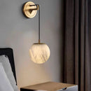 Axyaa Copper Marble Wall Light 12/15cm G9 Bulb for Bedroom Dining Room Sconce