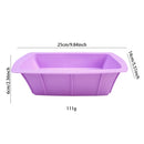 Silicone Rectangular Toast Baking Molds Set - Axyaa Kitchen Tools