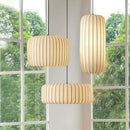 Axyaa Wabi Sabi Silk Chandelier: Nordic Home Decor Pendant Light
