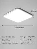 Axyaa LED Ceiling Lamp Remote Control Modern Home Interior Light Fixtures