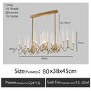 Axyaa LED Crystal Chandelier: Modern Luxury Tree Branch Design for Home Decor
