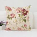 Axyaa Mulberry Floral Cushion Cover - European & American Style Luxury Room Decor