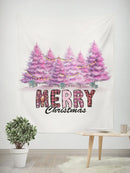 Axyaa Christmas Party Dwarf Tree Tapestry Background for Home Decor