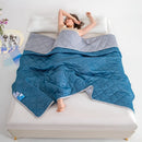 Axyaa Floral Print Lightweight Summer Quilt with Ultra-Fine Fiber Filling