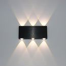 Axyaa Modern LED Wall Sconce - Aluminium Indoor Up and Down Wall Lights