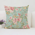 Axyaa Mulberry Floral Cushion Cover - European & American Style Luxury Room Decor