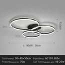 Axyaa LED Ceiling Light: Modern Minimalist, Light Luxury, Creative Circle Design for Home