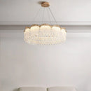 Axyaa Luxury Crystal Chandelier, French Dining Table Set, European Lamps