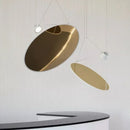 Axyaa Circular LED Pendant Light - Modern Minimalist Design for Home Décor.