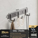 Axyaa Wall Hooks Set for Entryway and Wardrobe - Strong, Convenient Organization Solution