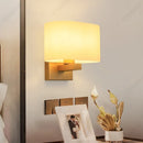 Axyaa LED Glass Lampshade Wall Lamp: Bedroom Living Room Indoor Lighting