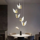 Axya Swan LED Pendant Chandelier for Home Decor and Lighting