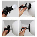 Axyaa Glass Shade Replacement for Magic Bean Lighting, 7cm Opening, 13cm D, 15cm D