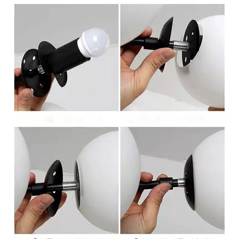 Axyaa Glass Shade Replacement for Magic Bean Lighting, 7cm Opening, 13cm D, 15cm D