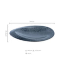 Axyaa Oval Ceramic Fish Plate Dessert Sushi Dish Specialty Tableware