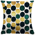 Axyaa Polka Dots Pattern Throw Pillow Cover - Sofa, Bedroom, Car Decor