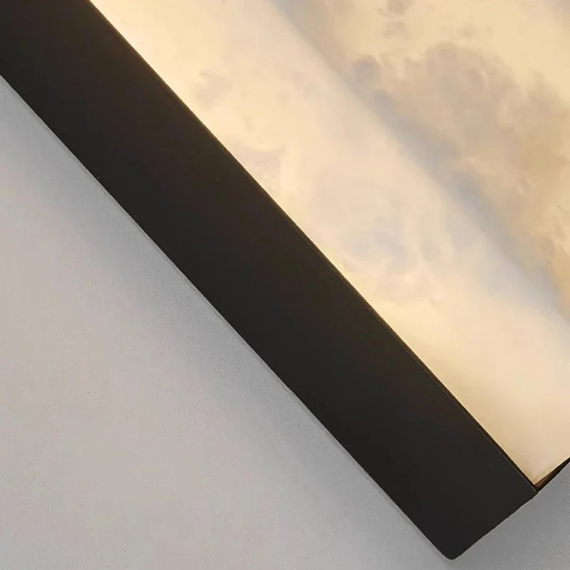 Axyaa Gold Black Marble Wall Lamp 40/60/80cm - Hotel Sconce Lighting