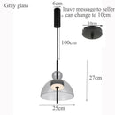 Axyaa Nordic Glass Chandelier: Modern Lighting for Dining Tables, Kitchen, Bars & Indoor Spaces