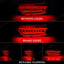 Axyaa LED Rear Bumper Reflectors for Mazda CX5: Running Flow Turn Signal Brake Lamps