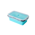 Axyaa Silicone Folding Lunch Box: Food Grade, Portable, Microwave Safe, Outdoor & Travel Friendly