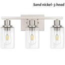 Axyaa Retro Iron Glass Wall Lamp for Bedroom, Corridor, Mirror LED Front Torch